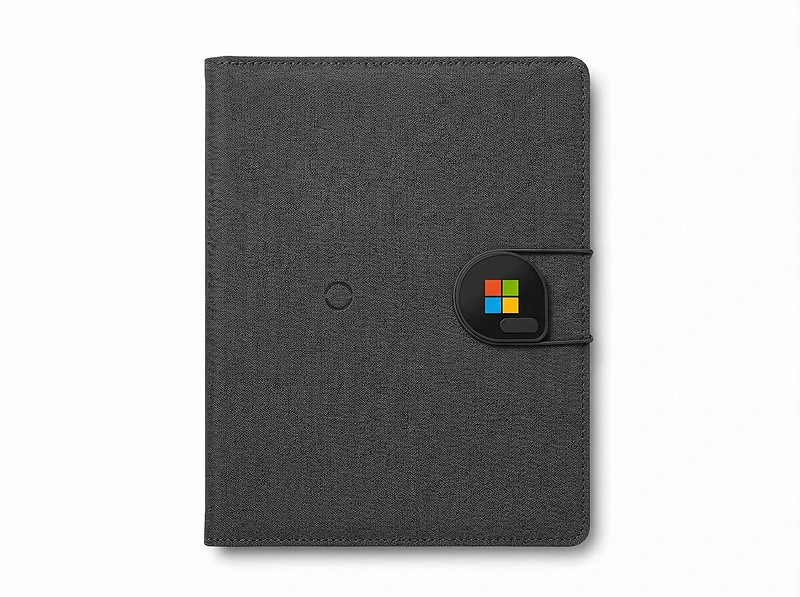 A4 Notebook Organizer with 5000mAh Power Bank