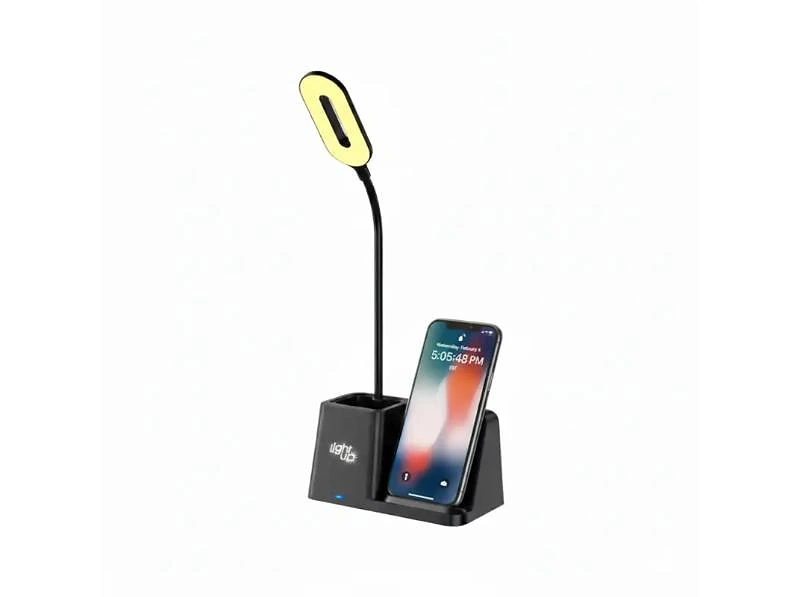 3-in-1 Wireless Charger with Desk Lamp & Pen Holder In UAE