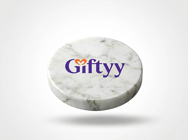 Round Marble Coaster