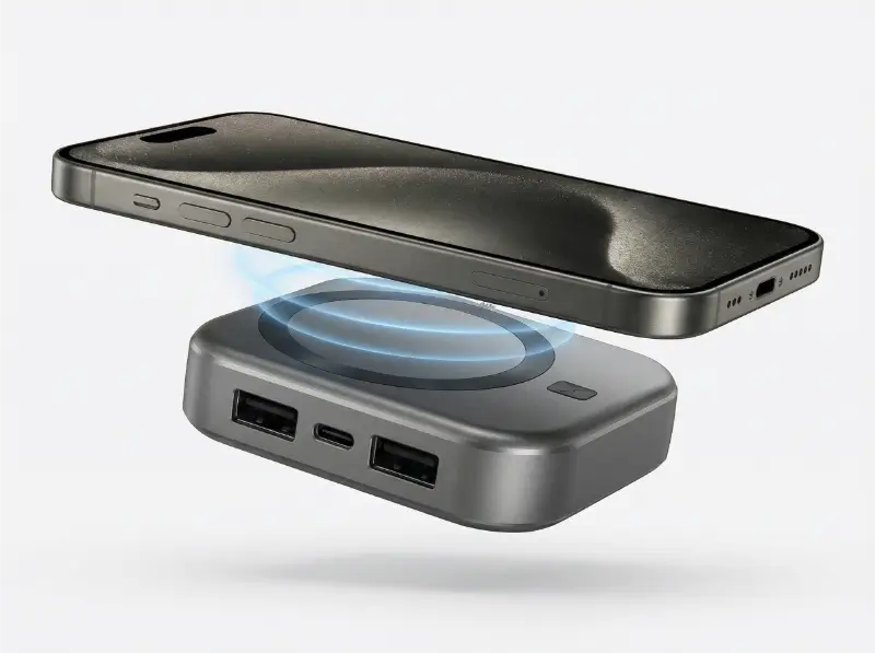 3-In-1 MagSafe Power Bank 5000mAh