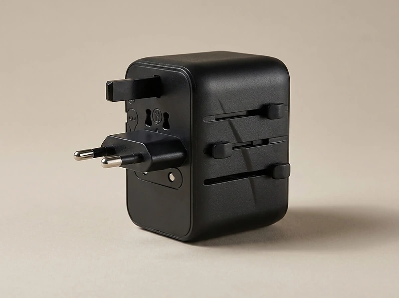 محول طاقة مزود بتقنية الشحن السريع بقدرة 20 واط (منفذي USB ومنفذ Type-C واحد)