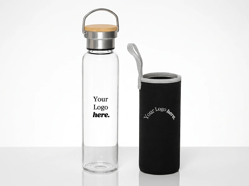 Hans Larsen Borosilicate Glass Bottle with Neo Sleeve