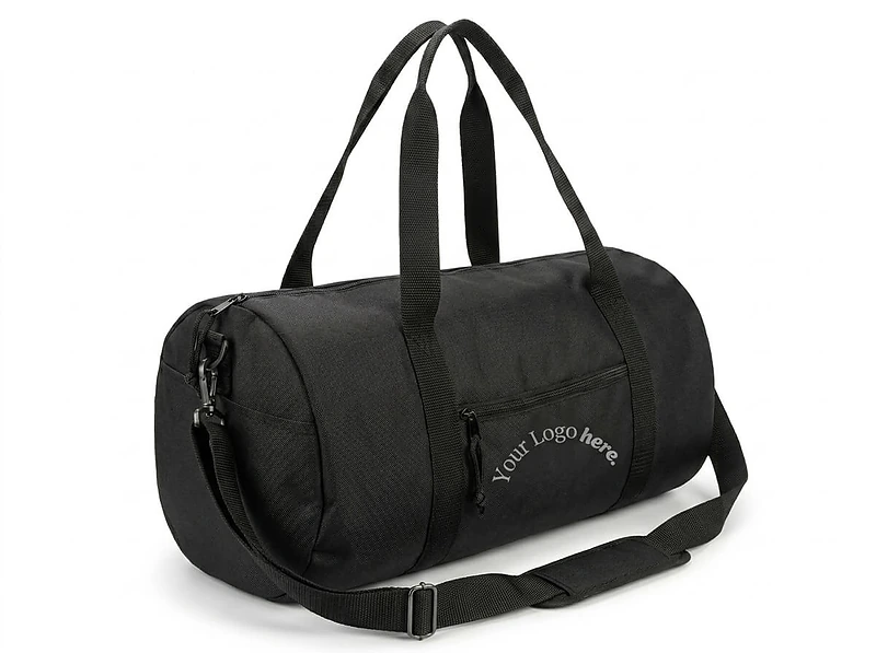 Polyester Duffle Gym Bag with Zipper Closure