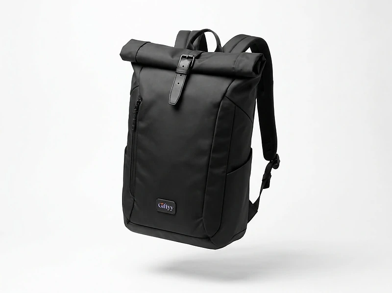 Recycled Ocean Plastic Roll-Up Backpack