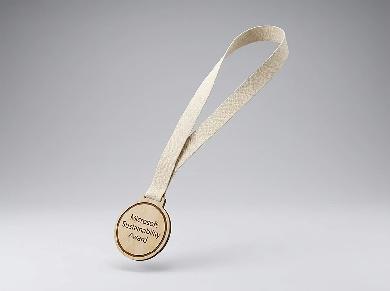 Lightweight Bamboo Medal