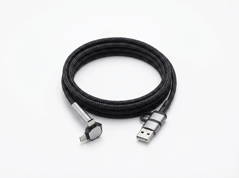 4in1 Charging Cable with Phone Stand and Quick Charge