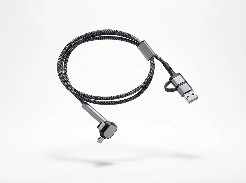 4in1 Charging Cable with Phone Stand and Quick Charge