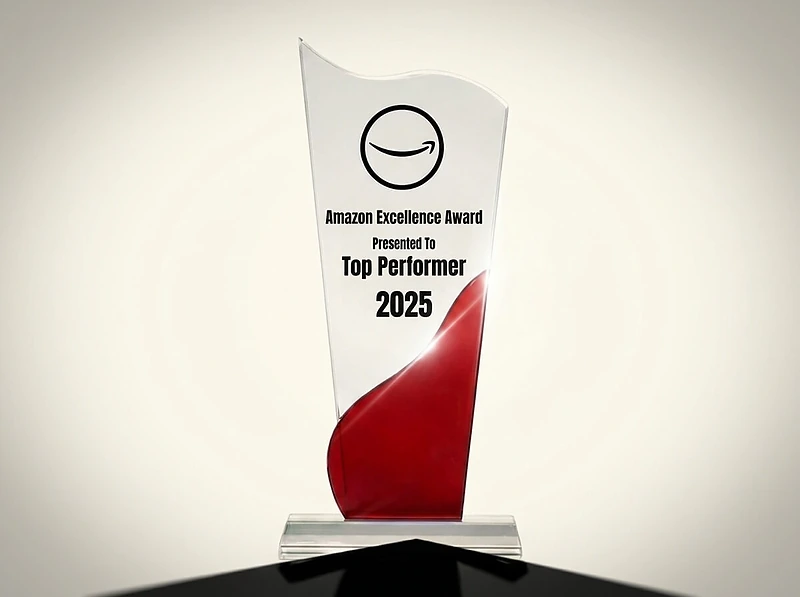 Tower Shaped Crystal Award