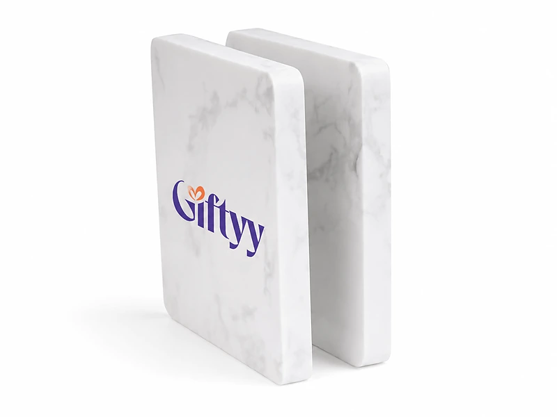 Giftology Set of 2 Marble Coasters