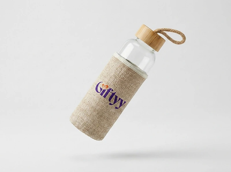 Glass Bottle With Eco Sleeve