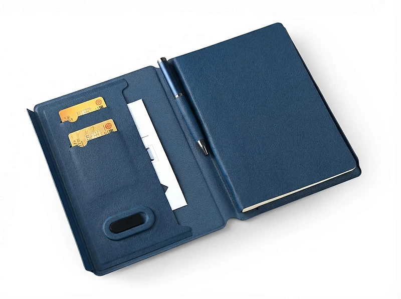 A5 Magnetic Closure Notebook with USB