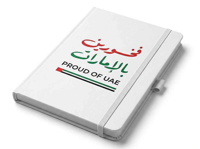 Proud of UAE Premium White Notebook