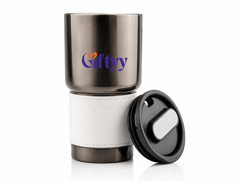 Hans Larsen Insulated Tumbler with Grip Sleeve 530ml