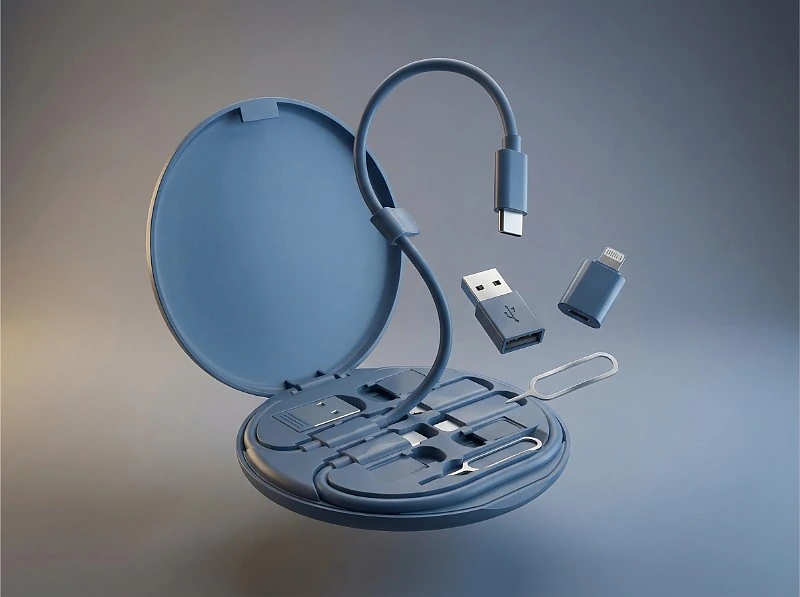 15W Magnetic Wireless Charger Multicable Set