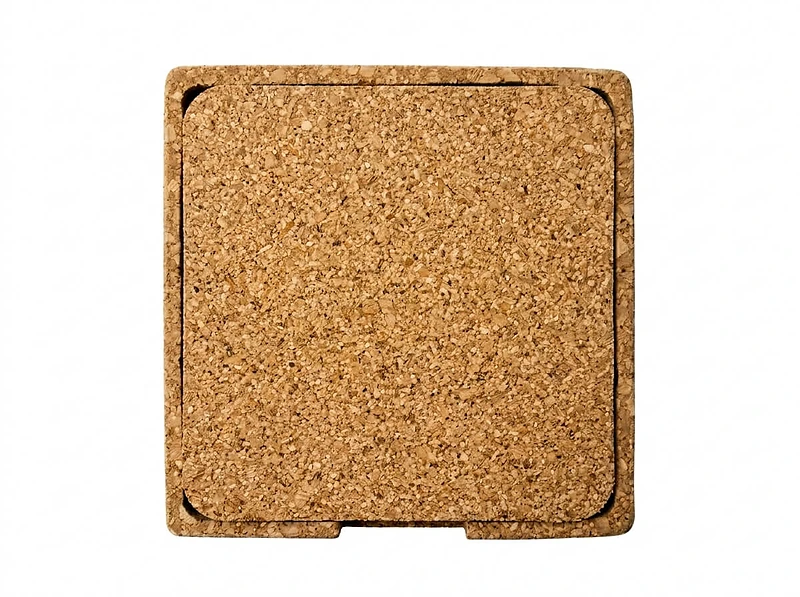 Cork Coasters with Cork Stand