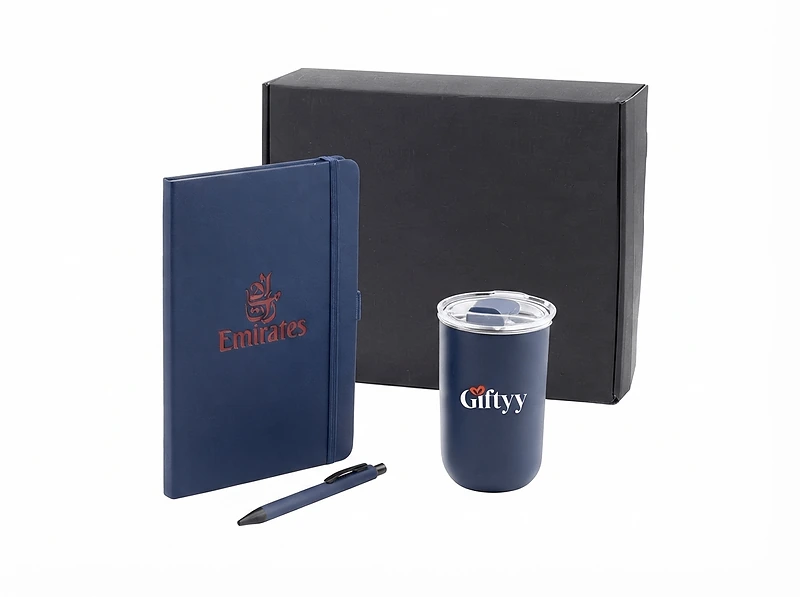 Giftology Set of Tumbler, A5 Notebook and Pen