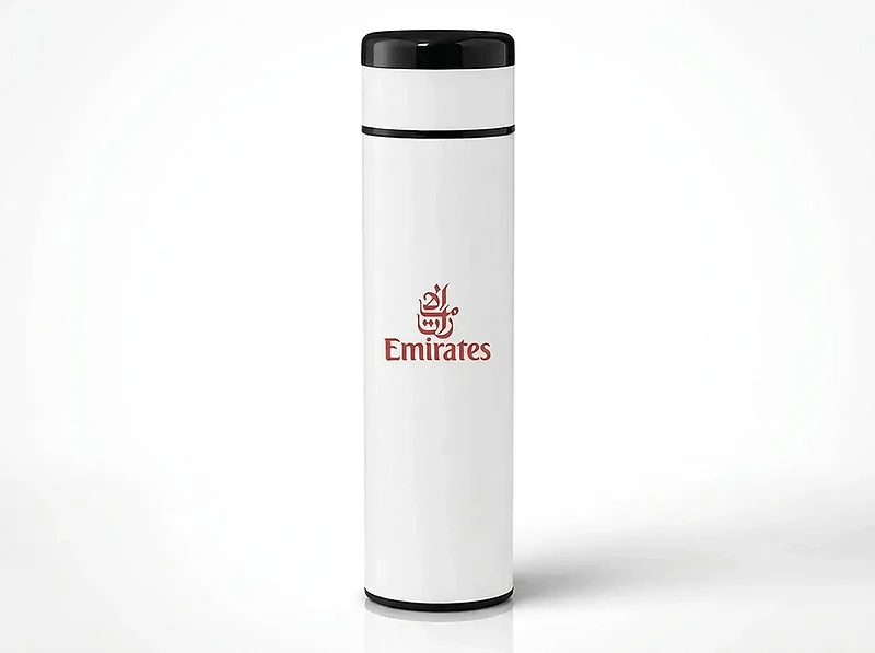 Giftology Double Walled Insulated Flask with Temperature Lid