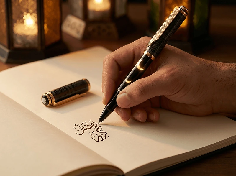 Arabic Bisht Design Premium Metal Pen