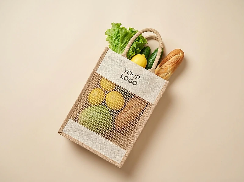 Slim Jute Gift Bag