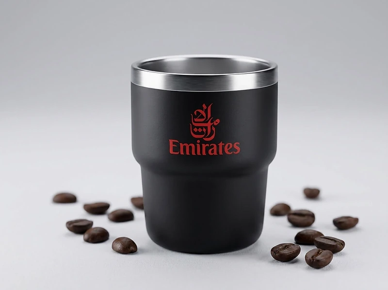 80ml Double-Wall Stainless Steel Espresso Cups