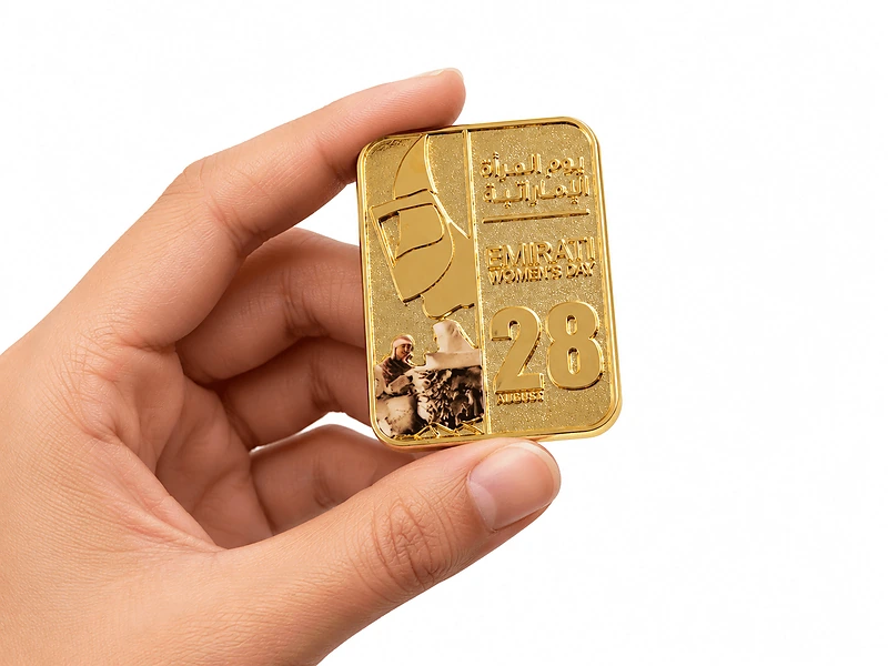 Emirati Women's Day Golden Badge in UAE