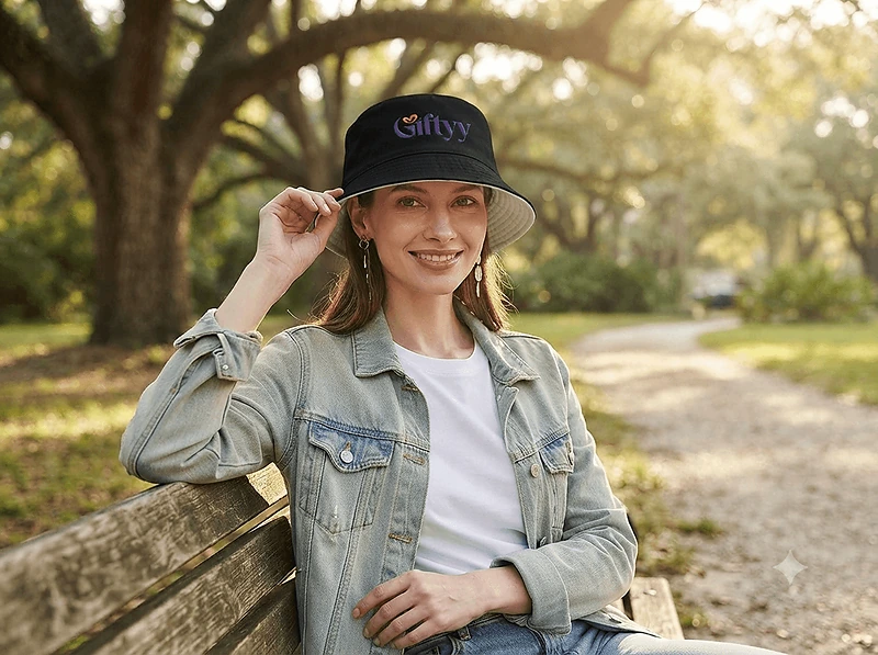 Santhome® Canvas Reversible Bucket Hat