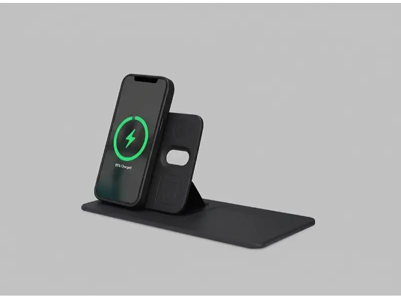 3-In-1 Magnetic Wireless Charger Desk Tray
