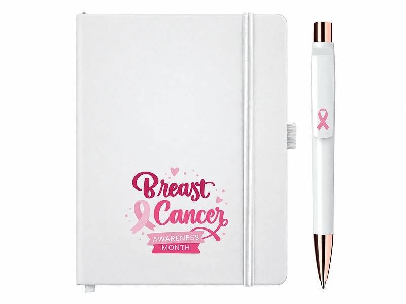 Breast Cancer Awareness Notebook & Pen Set in UAE