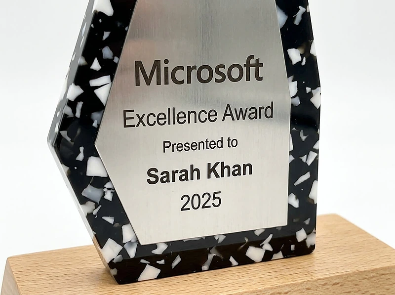 Eco-neutral Beech Recycled Plastic Award