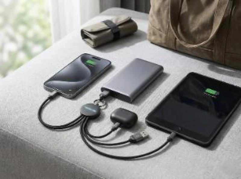 3-in-1 Charging Cable with Light-Up Logo