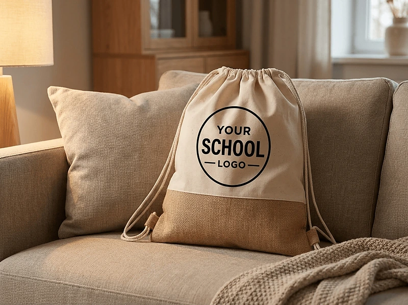 Jute String Bag