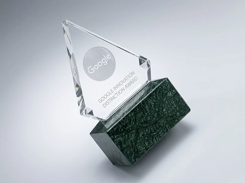 Diamond Shaped Crystal Award