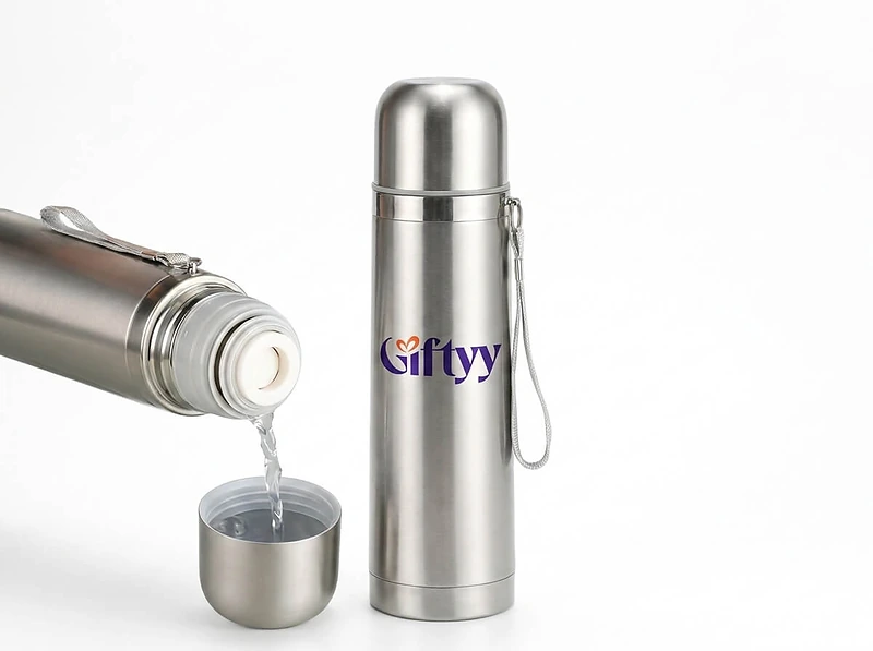 Vaccum Insulated Thermal Bottle with Sipper & Handle