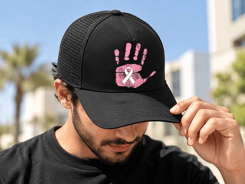 Breast Cancer Awareness Five-Panel Sports Cap in UAE