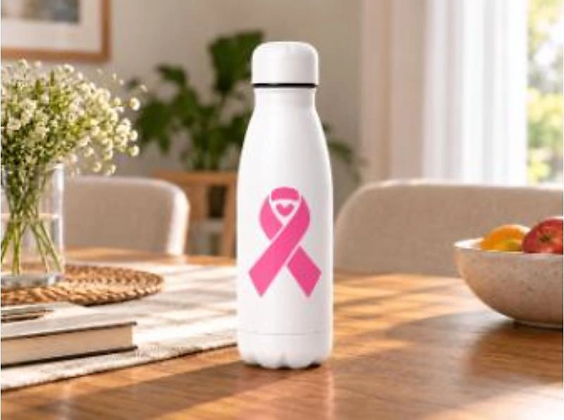 Breast Cancer Awareness Water Bottle 500ml in UAE