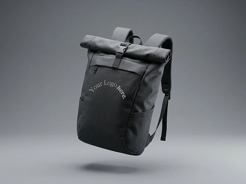 Santhome Ocean Series Roll-Top Laptop Backpack