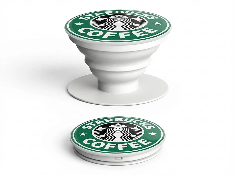 Pop Socket Round White