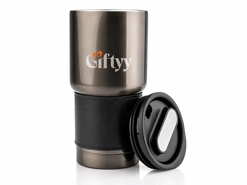 Hans Larsen Insulated Tumbler with Grip Sleeve 530ml