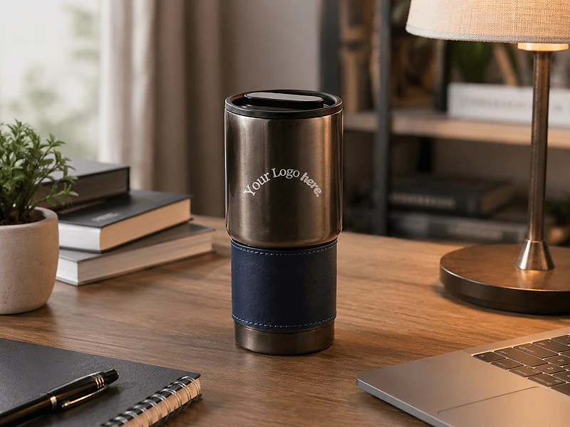Hans Larsen Insulated Tumbler with Grip Sleeve 530ml