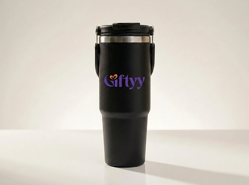 Tumbler with Handle and Sipper