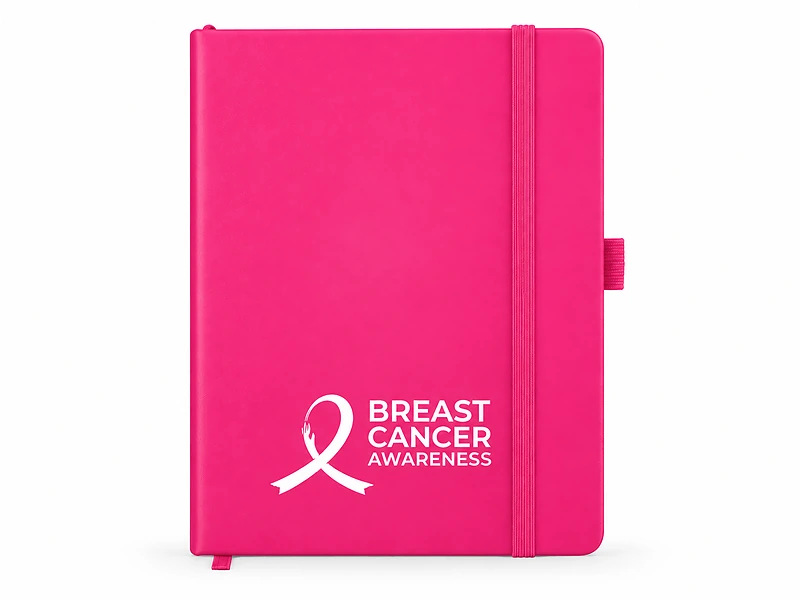 Breast Cancer Awareness Pink Notebook & Pen Set in UAE