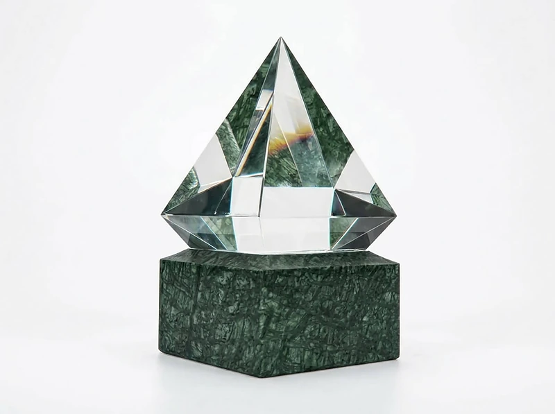 Diamond Shaped Crystal Award