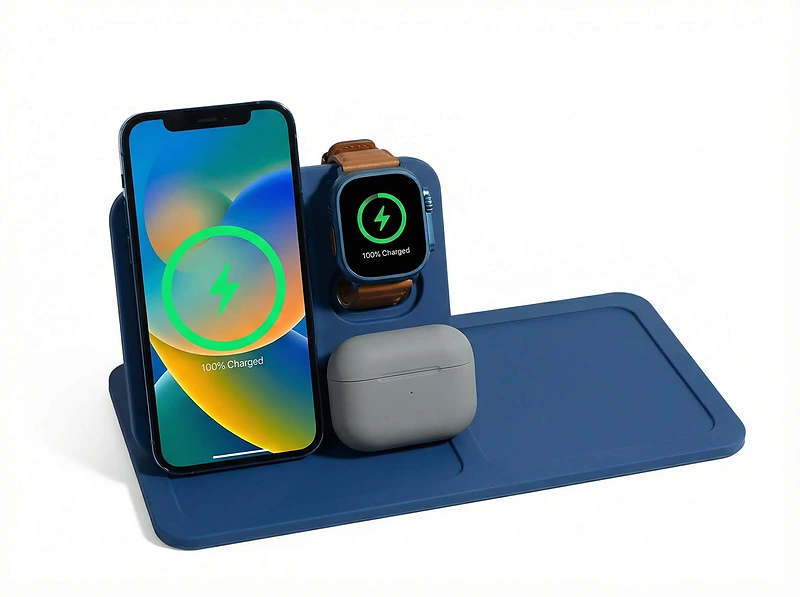 Organizer with 3-in-1 MagSafe Charger
