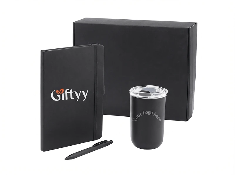 Giftology Set of Tumbler, A5 Notebook and Pen
