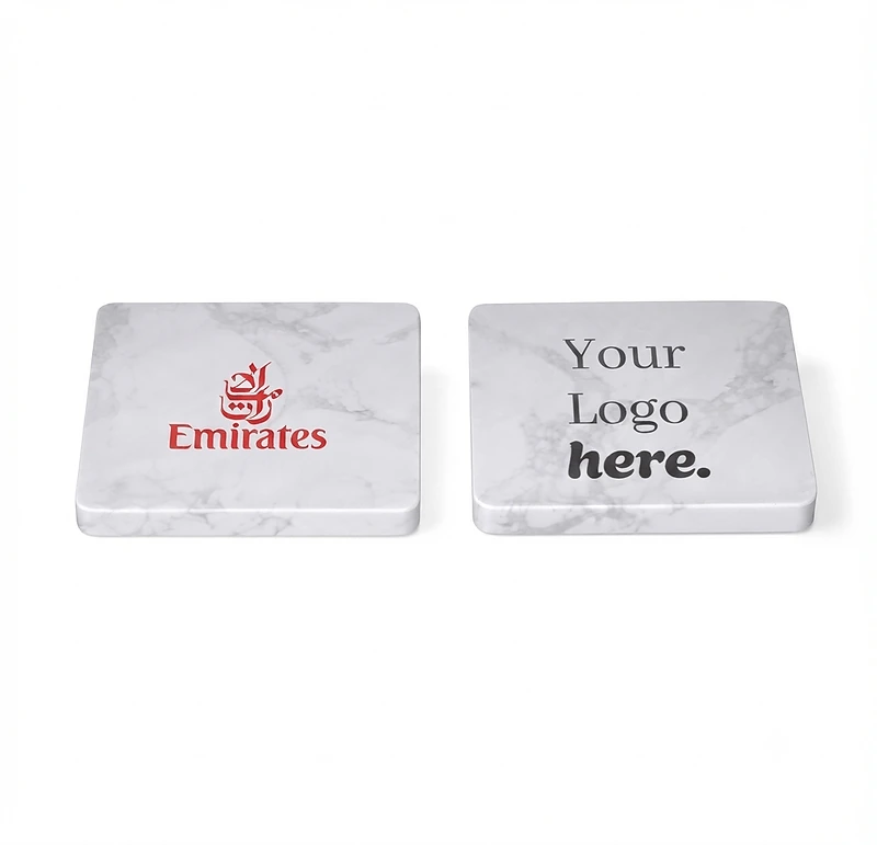 Giftology Set of 2 Marble Coasters