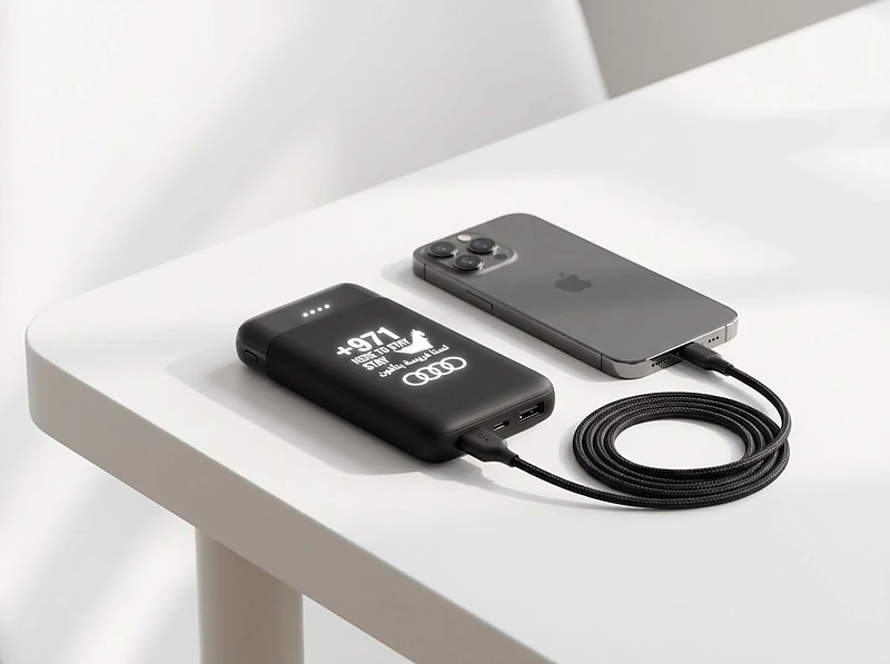Power Bank Light-Up Logo