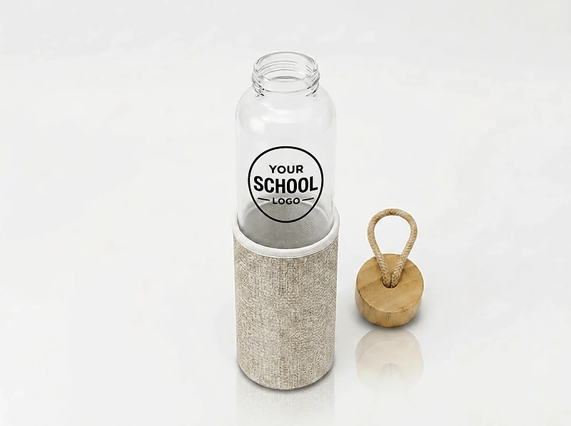 Glass Bottle with Sleeve