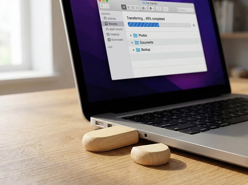 ذاكرات فلاش USB خشبية