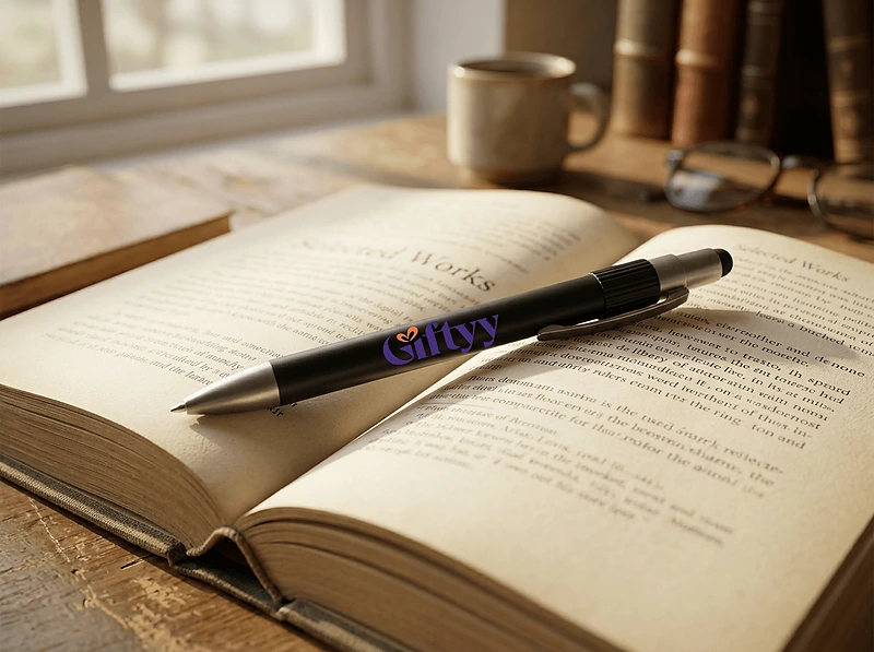 Stylus Metal Pens with Spinner