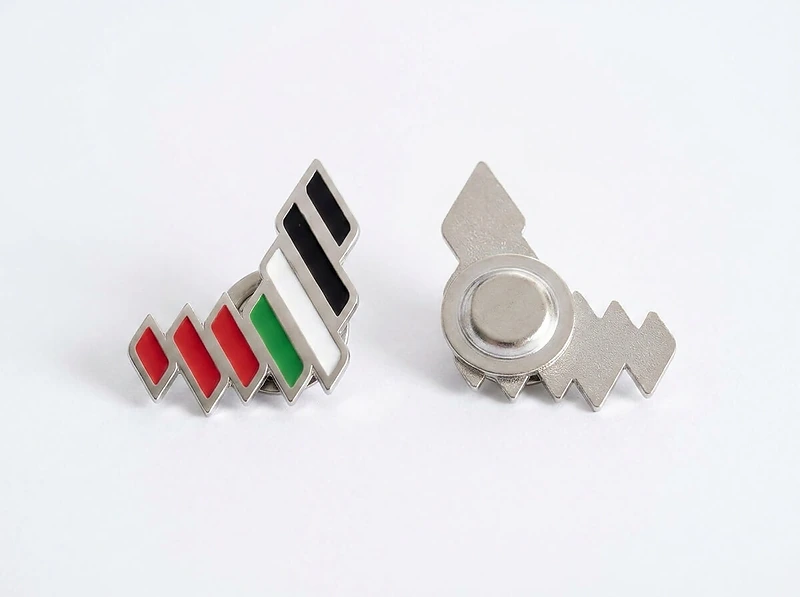 UAE Flag Geometric Lapel Pin